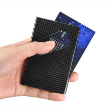 Carbon Fiber Double Side Name Card Holder Black Glossy Matte-5