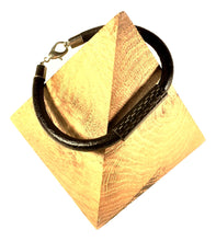 Bracelet Jewels on Real Carbon Fiber and Natural Leather Unisex - Carbon Fiber Gift