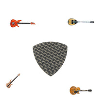 "L-Triangle" Carbon Fiber Guitar Pick for Bass Lead Jazz Guitar Banjo Mandoline Bouzuki Ukulele - Carbon Fiber Gift