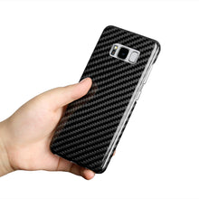 for Samsung GALAXY S8 Pure Carbon Fiber Cover Skin Case Black Color 