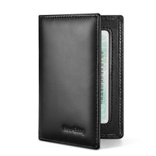 Carbon Fiber-Look Wallet Card ID Holder
