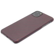 Carbon Fiber Kevlar Aramid Case for iPhone 11 11 Pro 11 Pro Max Black Red Matte Glossy