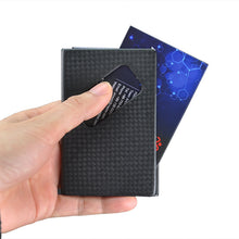Carbon Fiber Double Side Name Card Holder Black Glossy Matte-6