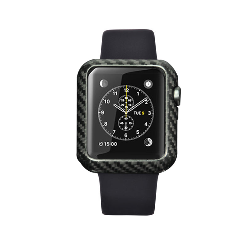 carbon fiber for iwatch 3 2 1 glossy matte black for Apple smartphone ios android 