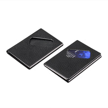 Carbon Fiber Double Side Name Card Holder Black Glossy Matte-1