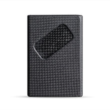 Carbon Fiber Double Side Name Card Holder Black Glossy Matte-10