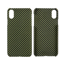 4-3-for Apple iPhone X Aramid Kevlar Fiber Case-Colors-Black/Red/Brown/Green-Matte