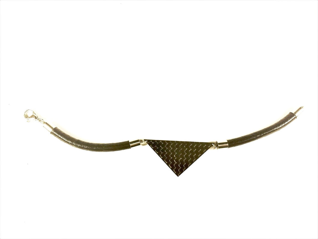 Carbon Fiber Bracelet Triangle - Carbon Fiber Gift