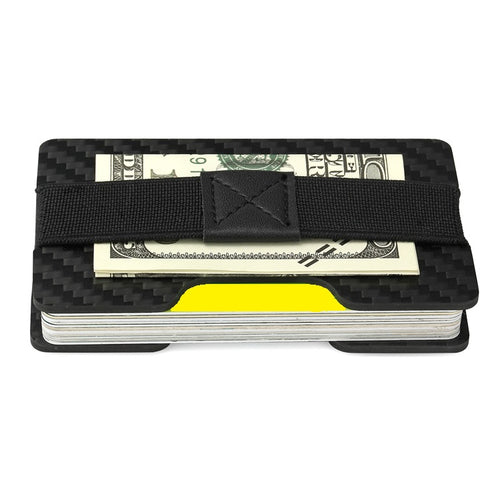RFID Carbon Fiber Card Holder Money ID protection-1