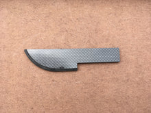 LARGE Knife Real Carbon Fiber Knife Glossy Finished