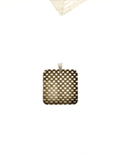Carbon Fiber Jewels Square / Square Pendentif Collier Necklace - Carbon Fiber Gift