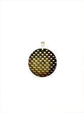 Carbon Fiber Jewels Circle / Round Pendentif Collier Necklace Large - Carbon Fiber Gift