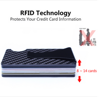 Luxury Carbon Fiber Bill and Card Holder-4