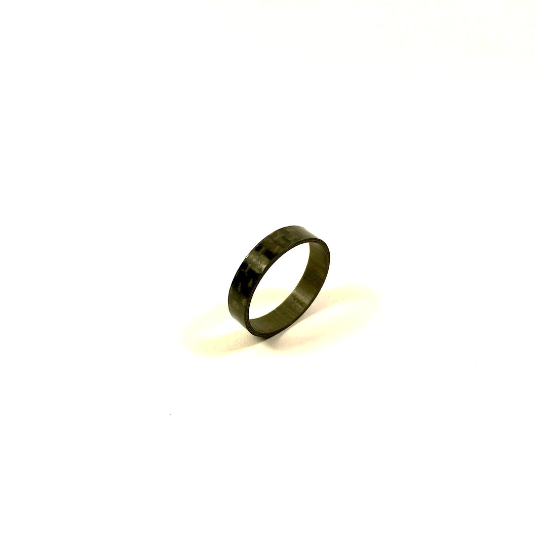Carbon Fiber Ring Gift Type Wedding Ring Women and Men Jewel Plain Glossy Finish Sizes Jewels - Carbon Fiber Gift