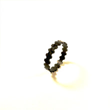 Waves Ring Carbon Fiber Jewels Black Color Plain Wave - Carbon Fiber Gift