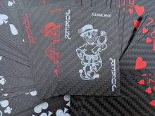 Nice Touch and Look Pure Carbon Fiber Poker Playing Cards Flexible and Waterproof Poker Cards