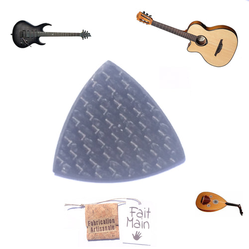 Real Carbon Fiber Pick for Bass Guitar Banjo Mandoline Folk Bouzuki Ukulele and others Cords Instruments