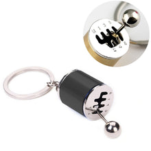 Six-speed Manual Shift Gear Motor Keychain Key Ring Holder