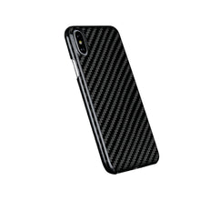 Black Glossy iPhone X Full Carbon Fiber Case