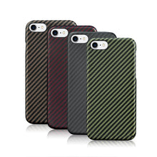 21-for iPhone 7 8 Plus Aramid Kevlar Fiber Case Cover Skin - Colors - Black / Red / Brown / Green
