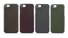 19-for iPhone 7 8 Plus Aramid Kevlar Fiber Case Cover Skin - Colors - Black / Red / Brown / Green