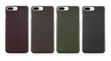 12-for iPhone 7 8 Plus Aramid Kevlar Fiber Case Cover Skin - Colors - Black / Red / Brown / Green