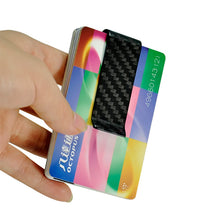New Mini Real Carbon Fiber Money Clips Card Holder Durable Cash Holders Wallet