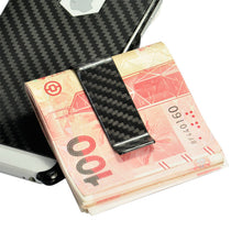 New Mini Real Carbon Fiber Money Clips Card Holder Durable Cash Holders Wallet