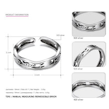 925 Sterling Silver Fish Rings  Wedding Engagement Hollow Rings Fantasy - Carbon Fiber Gift